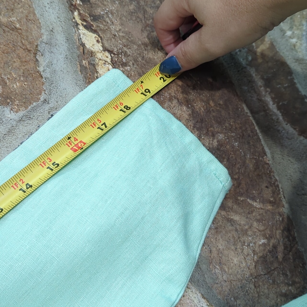Haley And The Hound 100% Linen Ruffle Tunic - Picture 8 of 10